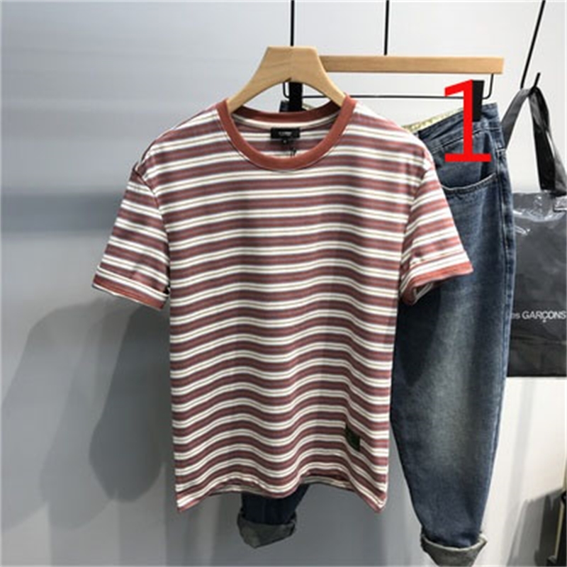 

2021 New Men's Tight-fitting Korean Autumn Trendy Fashion Sweater Half-sleeved Embroidery Qc50