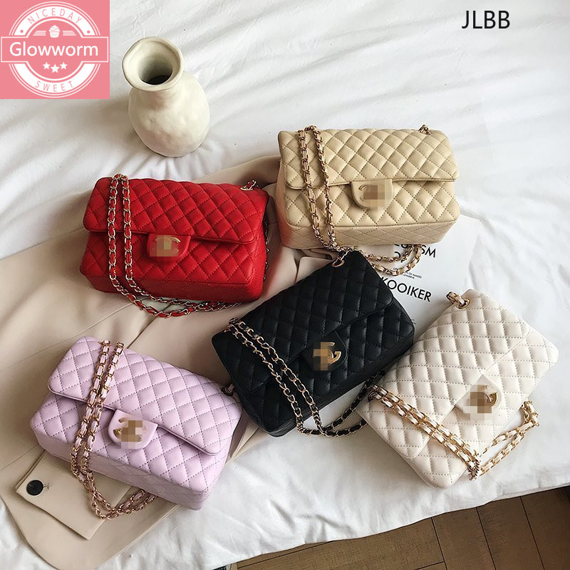 

Ladies Shoulder Bag New Retro Casual Small Square Bag Chain One Shoulder Messenger Bag C0225