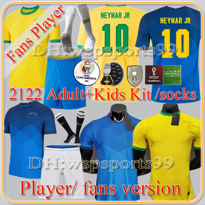 

20 21 brazils Richarlison G.JESUS soccer jerseys camiseta Copa America 2021 2022 player version COUTINHO FIRMINO Marquinhos Casemiro brasil women football shirt