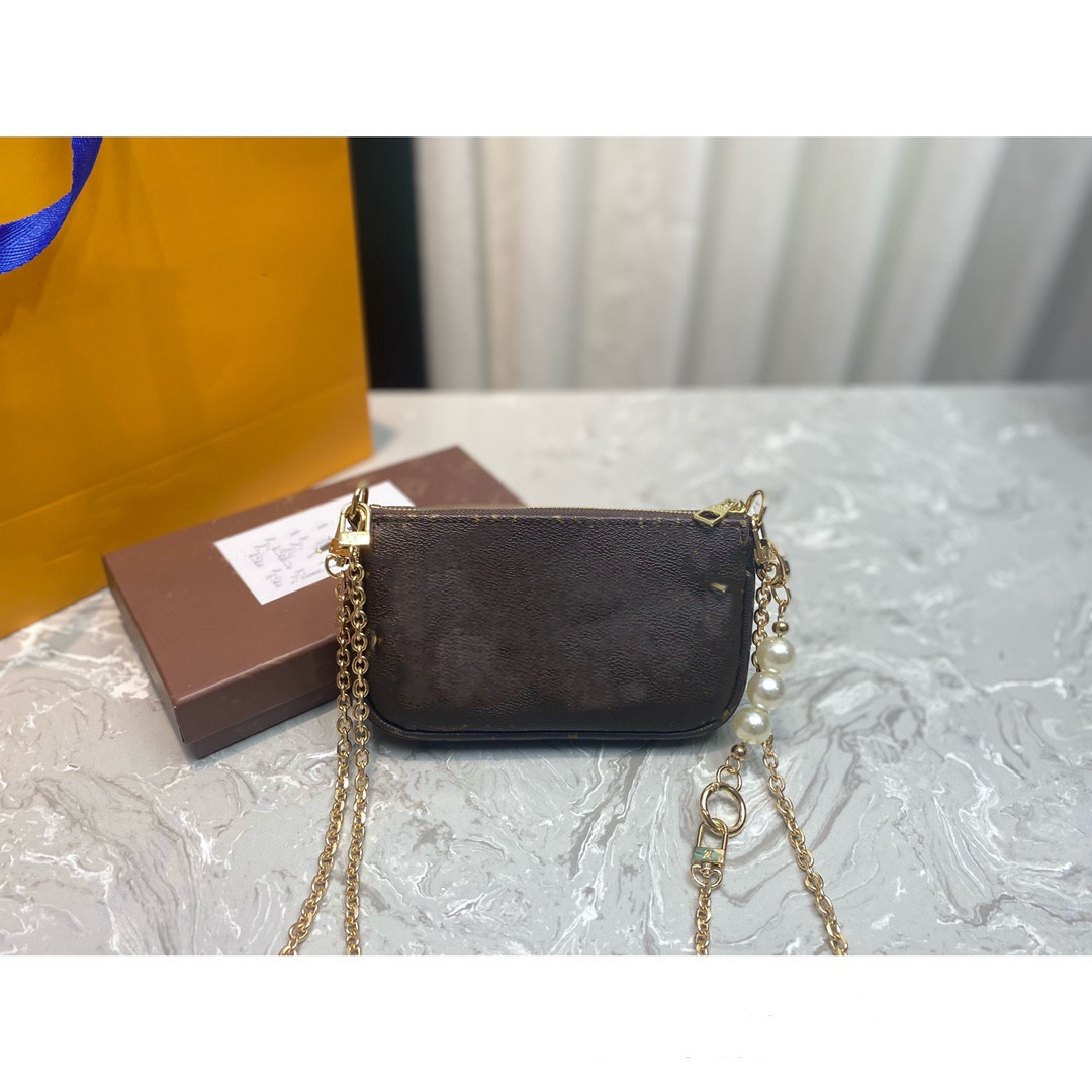 

Luxuries printed shoulder bag classic crossbody bags restoring ancient ways mobile axillary can long straps super sweet package printing pearl mahjong