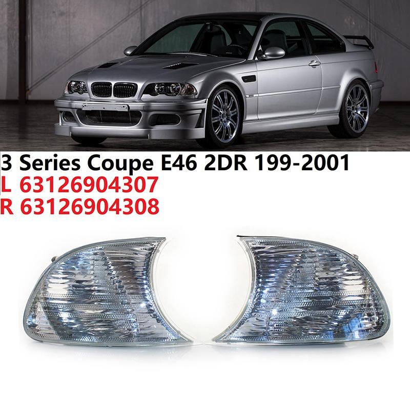 

Clear Marker Signal Blinker Corner Parking Light Lamp For - E46 3 Series Coupe 1999-2001 63126904307 63126904308 Car Headlights
