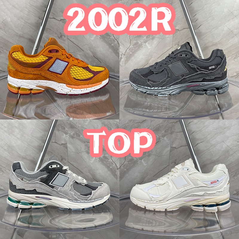 

2022 Top 2002R Casual Shoes basement grey olive Sulpher Yellow protection pack phantom Sea Salt light grey black camo luxury men women designer Sneakers trainers, Bubble wrap packaging