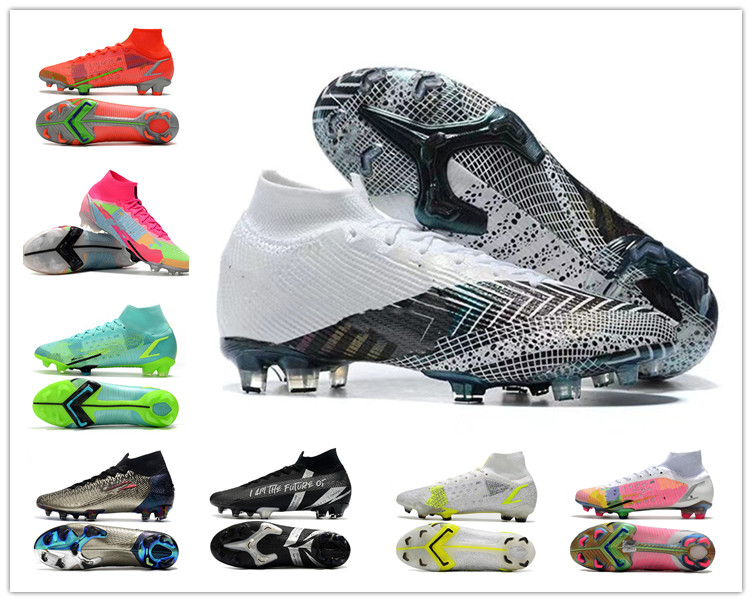 

2021 Superfly 8 VIII 360 Elite FG Soccer Shoes XIV Dragonfly CR7 Ronaldo IMPULSE PACK MDS 04 14 Dream Speed 4 Mens Women Boys High Football Boots Cleats US3-11, With box