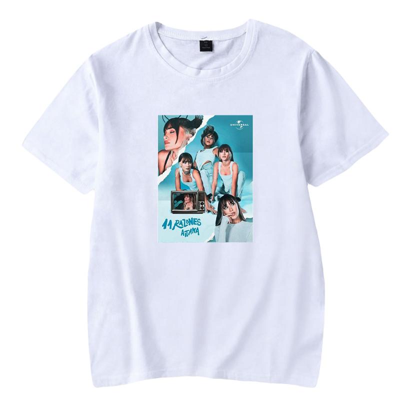 

Men's T-Shirts WAWNI Aitana Ocana T Shirt Harajuku Short Sleeve Tops Cosplay T-shirt Summer O-neck Singer Clothes 100% Polyester Tee, Black