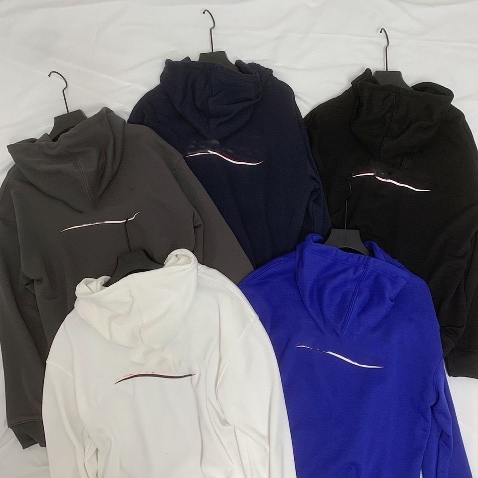 

20ss Mens Clothing Homme Hooded Sweatshirts Men Women Designe Hoodies High Street Print pocket Pullover Autumn And Winter Sweatshirt, Blue no hooded