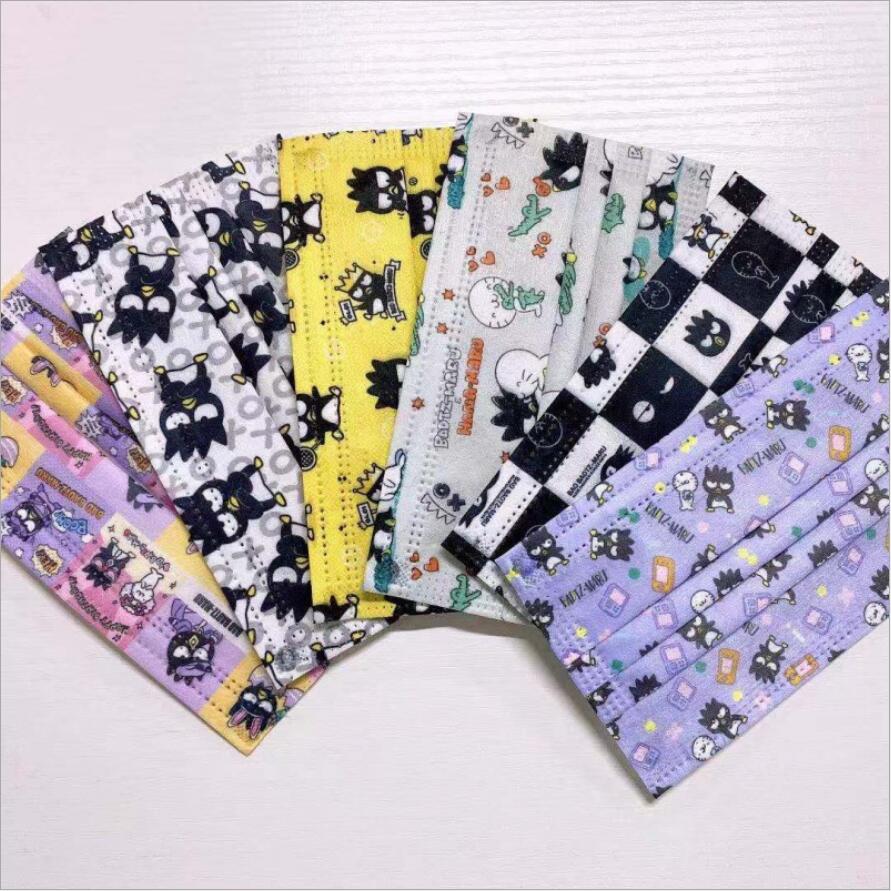 

Luxury Design 3 Layer 95% Filtration Efficiency Adult 17.5cm Cartoon Disposable Face Masks Dustproof Prevention Influenza Face Mouth Mask