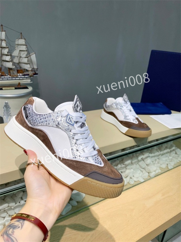 

2022 Run Away sneaker calf leather rainbow Luxury 35-46 Shoe classic runner shoes Hand-finished technical rubber casual sneakers rx211101, Choose the color