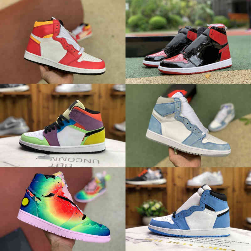 

Jumpman University Blue 1 1s High Basketball Shoes Mens Women TOP 3 SIGNAL BLUE HYPER ROYAL Light Fusion Red Electro Orange Prototype Bred Patent Trainer Sneakers, Please contact us