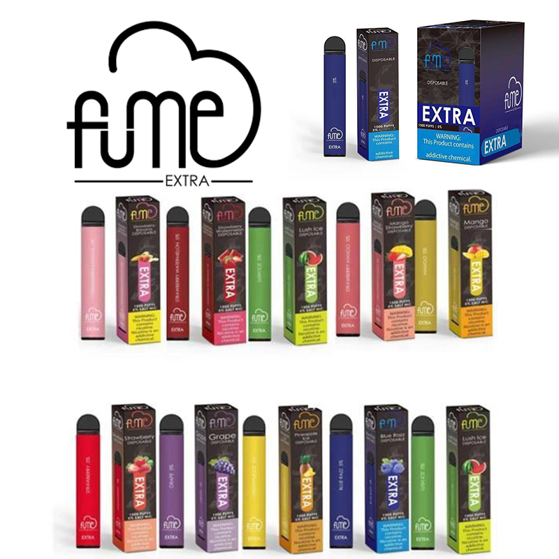 

Fume extra Disposable Device Cigarettes 1500 Puffs 5ML Pre-Filled Vape Pods 50mah battery aviliable bang XXL Loy xl