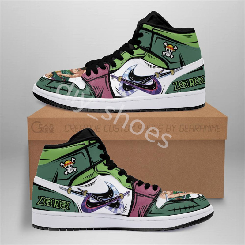 

Custom Made Shoes Anime DIY Jumpman 1 1s Sports Sneakers For Men Women Running Basketball Shoe Customize Customized Trainers Hip HopPXXY, 26