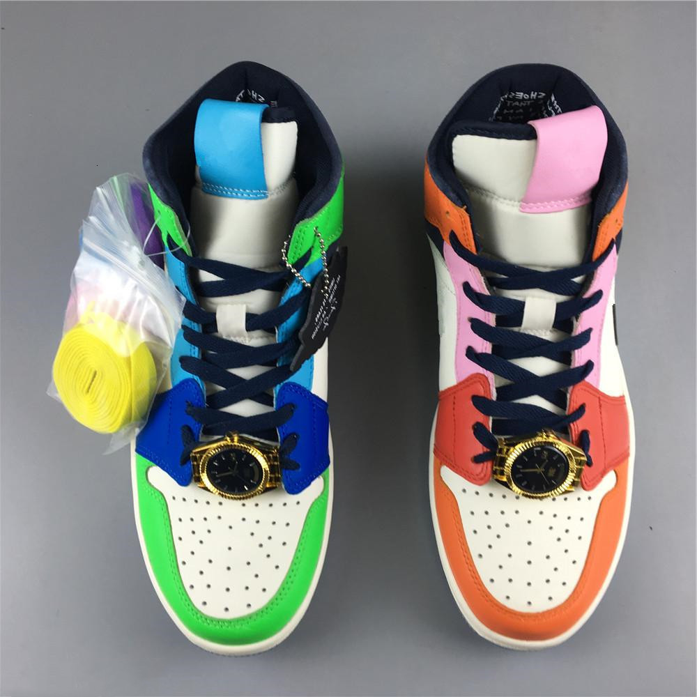 

Fashion release 1 I OG Melody Ehsani Mid Fearless WMNS MEN Basketball Shoes 1s sneakers sports outdoor trainers top quality