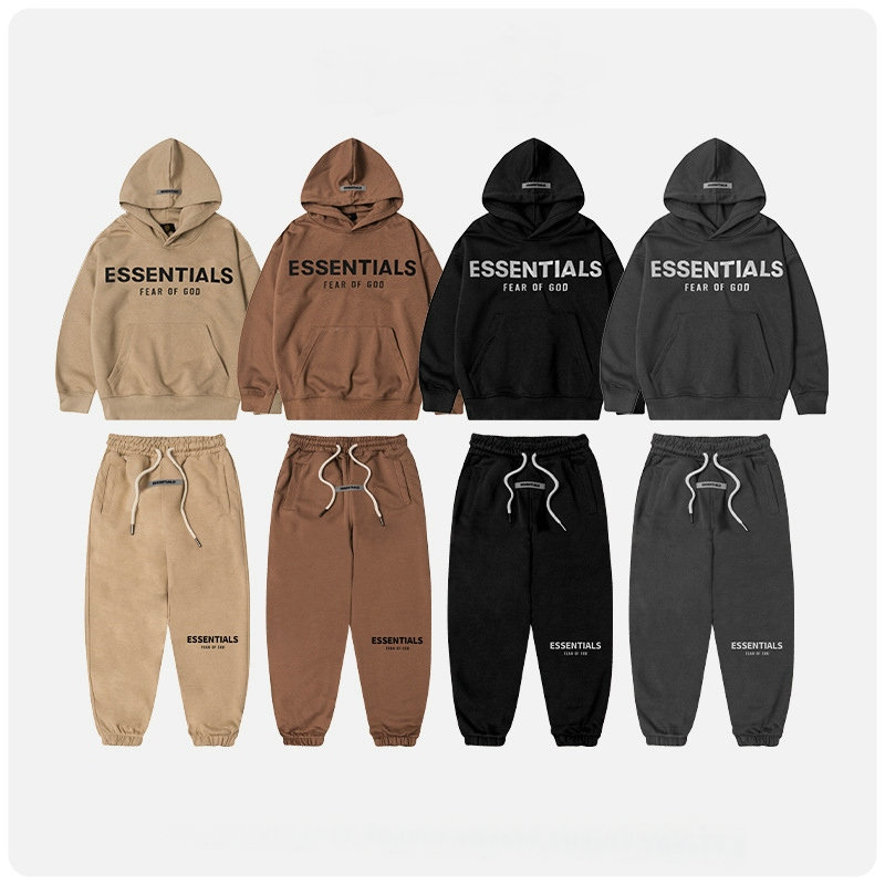 

ESSENTIALS god Big Kids Christmas 2pcs Clothing Sets tracksuits hoodie hoodies Pullover+pant outfits children designer girls boys Fashion Sweatshirt Set, Pls pay the different