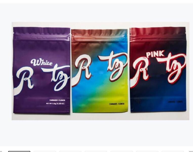

2021wt 3.5g bag 0.125OZ pink Runtz Package Ziplock Jokes Up Runts Mylar Bags Only Packaging Zipper Runty Pouch Pack 3 Typeszfzf