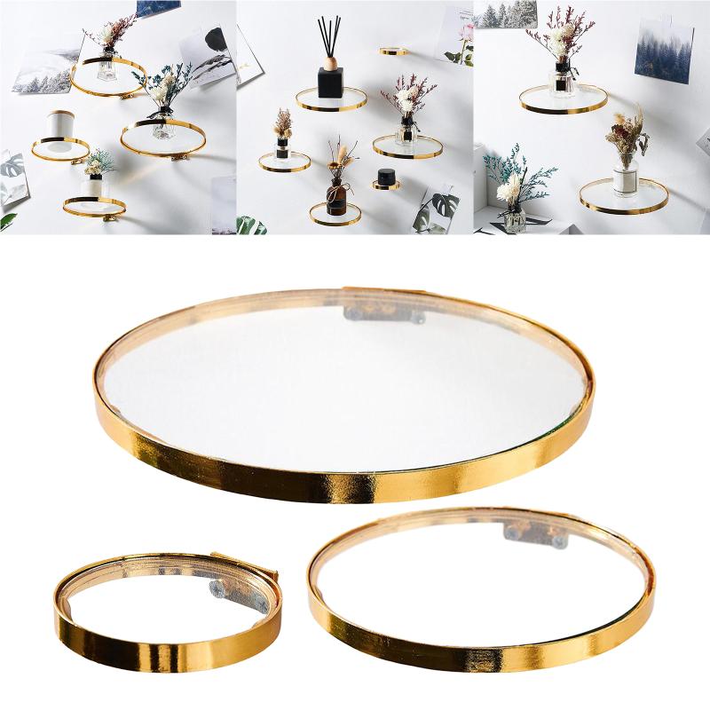 

Wall Shelf Modern Iron Floating Shelves, Decorative Wall Shelf for Bedroom, Living Room, Bathroom, Kitchen, Office and More