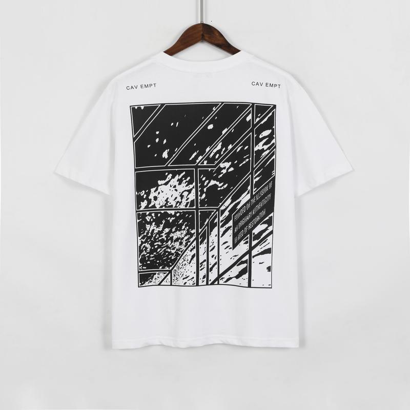 

2021 New C.e t Shirt Men Women High Quality Retro Tunnel Fashion Cav Empt Top Tees Loose Streetwear Hip Hop T-shirts 3c4g, Black1