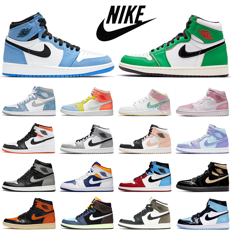 

Cheaper Hyper Royal 1s Men Basketball Shoes Jumpman 1 University Blue Chicago Womens Mens Trainers Sports Sneakers size 5.5-12