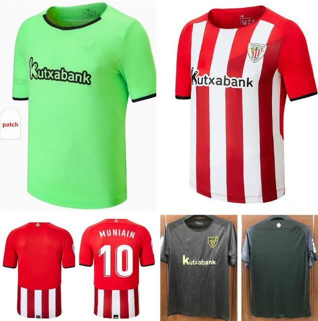 

21 22 Bilbao Club Soccer Jersey home Athletic RAUL GARCIA BERENGUER WILLIAMS 2021 2022 VILLALIBRE MUNIAIN MARTINEZ men + kids kit Camiseta de football shirt, Green