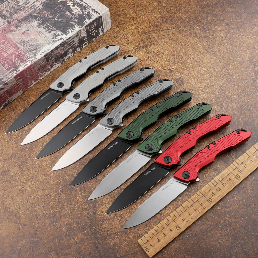 

Nimoknives Fatdragon folding knife CR12Mo1v1 blade aluminum alloy handle ball bearing outdoor tactical hunting self-defense tool