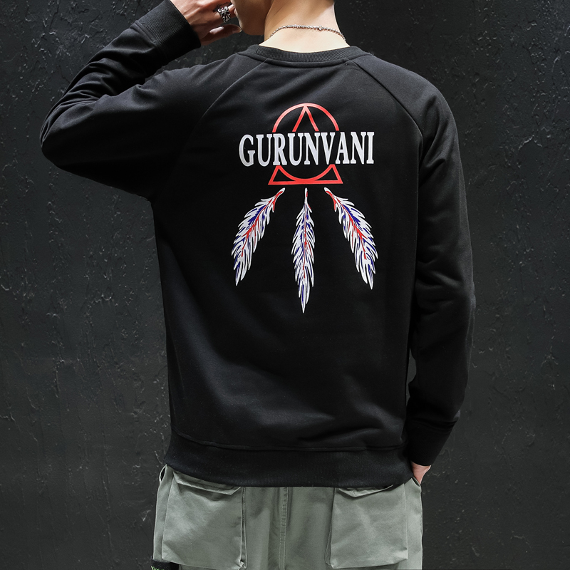 

2021 New Graffiti Ink Front Pockets Print Sweatshirts Hoodies Streetwear Hip Hop Harajuku Casual Pullover Hoodie Mens Tops Male Rvfl, Black