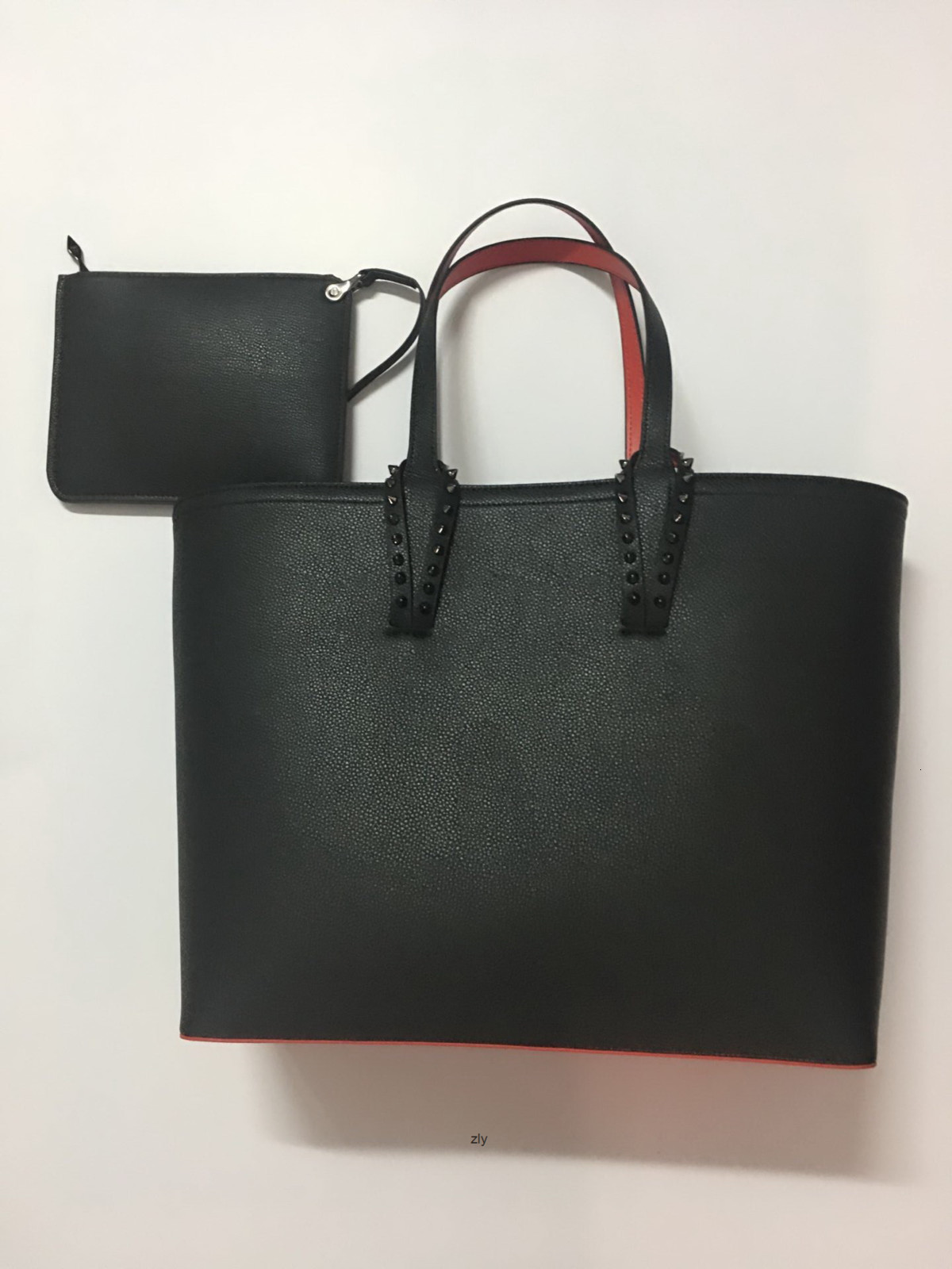 

Women Shopping Bags New designer handbags totes composite handbag famous genuine leather purse Big shoulder bags Red colorBottom