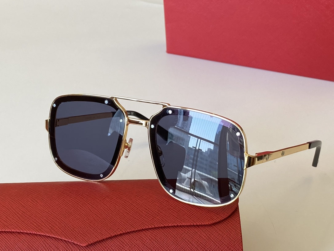 

CART 0194S Top Original high quality Designer Sunglasses for mens famous fashionable retro luxury brand eyeglass Fashion design women glasses with box