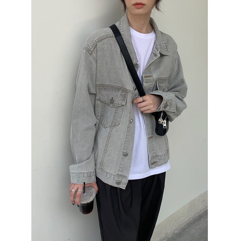 

women's jackets fashion denim jacket women spring korean style casaul loose female coat clothes chaqueta vaquera mujer wpy3452 2bw, Black;brown