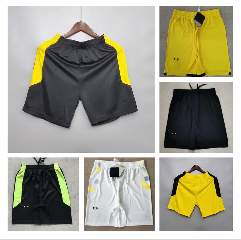 

21 22 HAALAND REUS soccer shorts special version 2021 2022 SANCHO HUMMELS BRANDT BELLINGHAM 1990 Limited Edition mens SCHULZ REYNA football, Black;red