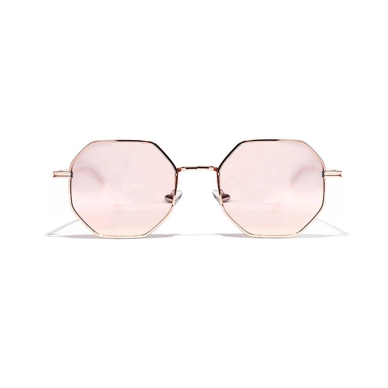 

Sunglasses Sgyouwant 2021 Retro Polygon Men Women Luxury Pink Lens Round Vintage Small Frame Mirror Color