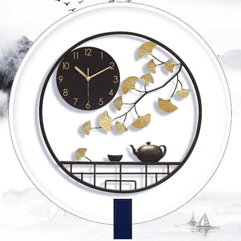 

Wall Clocks Hoshine 2022 Product Chinese Traditional Metal Clock Large Watch Klok Home Decoration Saat Antique Style Horloge