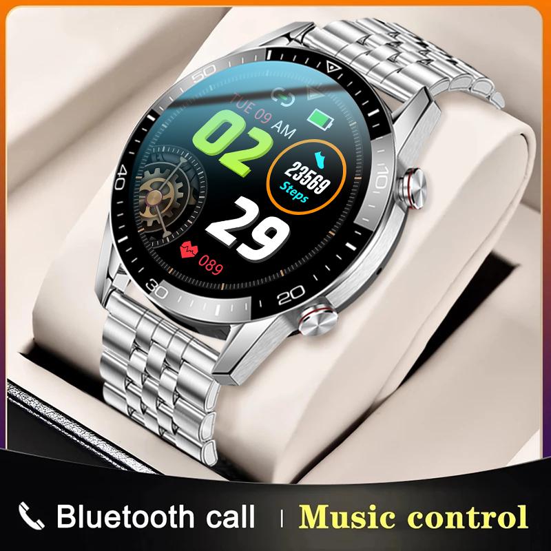 

Reloj 2021Fashion Full circle touch screen Mens Smart Watches IP68 Waterproof Sports Fitness Watch Luxury Smart Watch for men