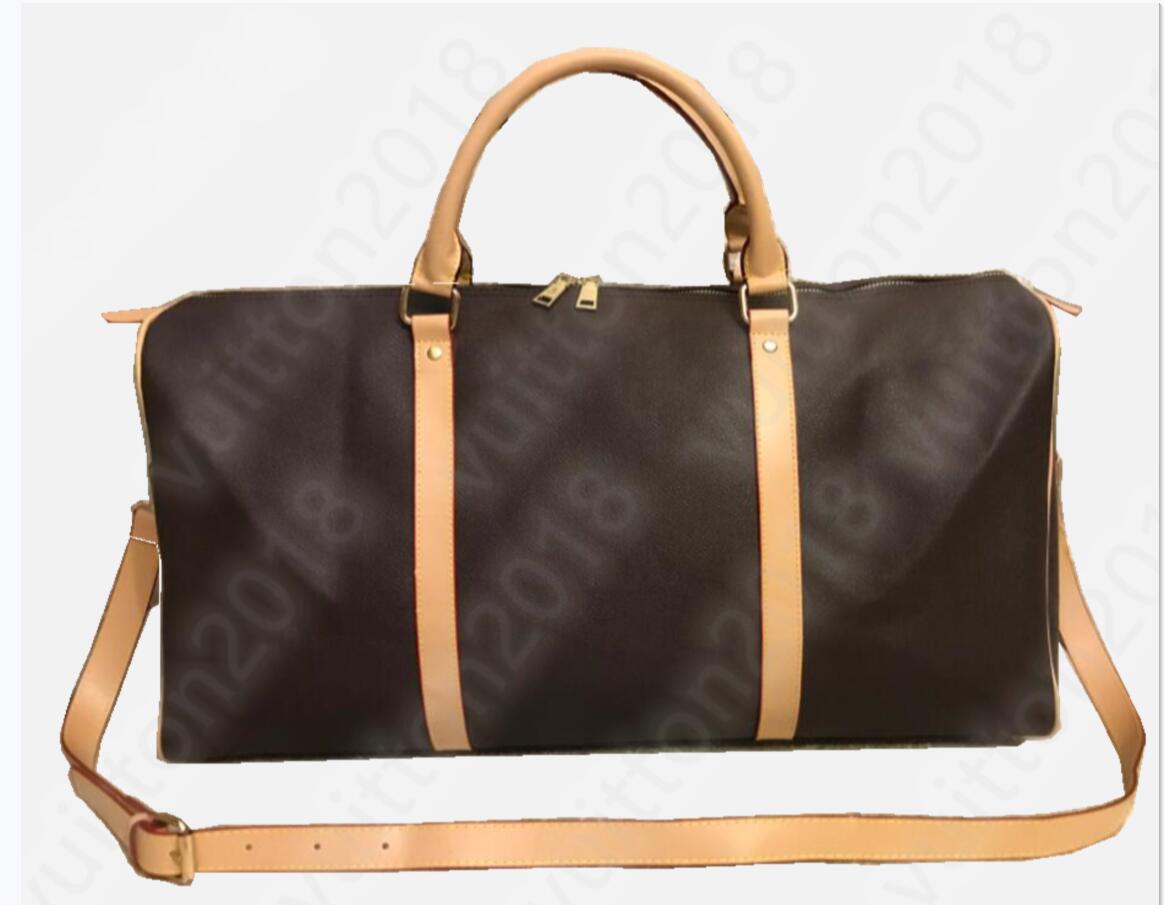 

Totes Duffle Bags Womens Leather Luggage Luxury Handbags Satchel Men Capacity Travel Sport Designer Large 55CM Bag Wallet Iekse, No delivery;double cash back if praised