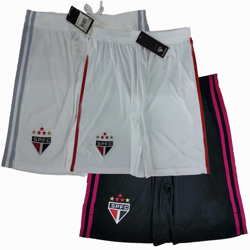 

2020 2021 2022 Sao Paulo Soccer Shorts 20 21 22 home away football Sports shorts pants S-2XL