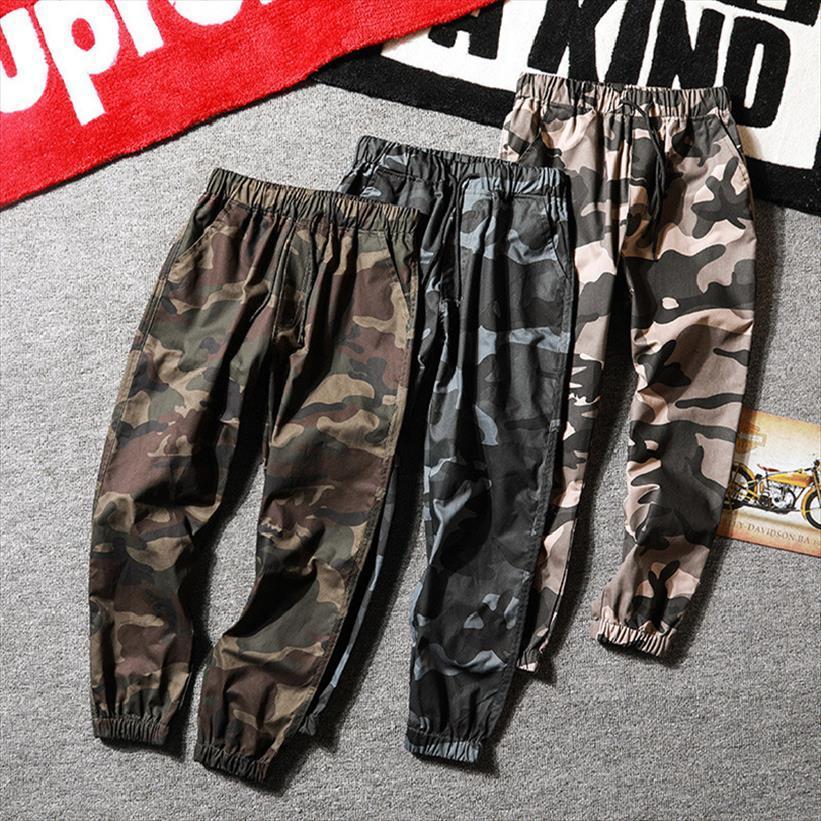

casual trousers camouflage overalls large women pant size comfortable sports feet harem cotton 7xl, Black