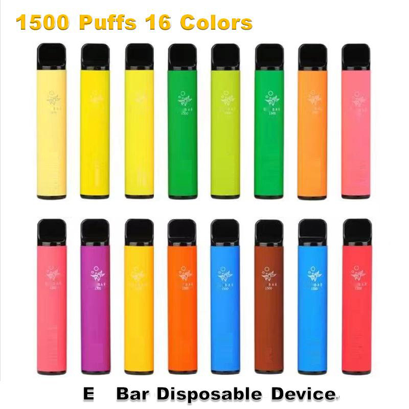 

1500 Puffs E Bar Lux Electronic Cigarettes 850mAh 4.8 ml Disposable Pre-Filled Vape Pen POD vaping Starter Kit English/Russian Version