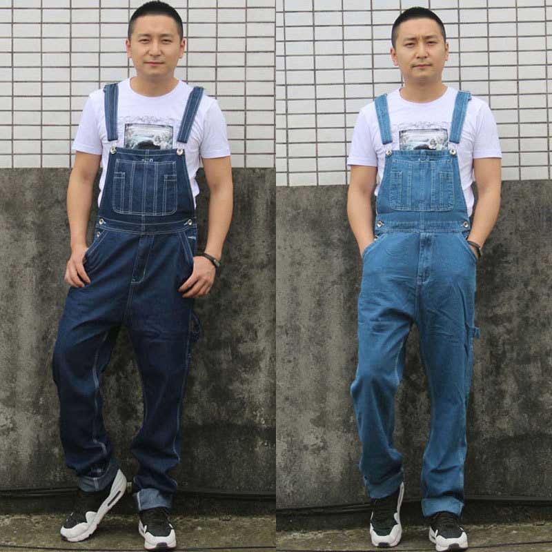 

2021 New in Addition to Coveralls, Jeans Size Pants From Cargo Men, Breeze Casual Suspension, Hip Hop, Straight Baggy Loose Pants, Male Wtfm, Calf-length 33152