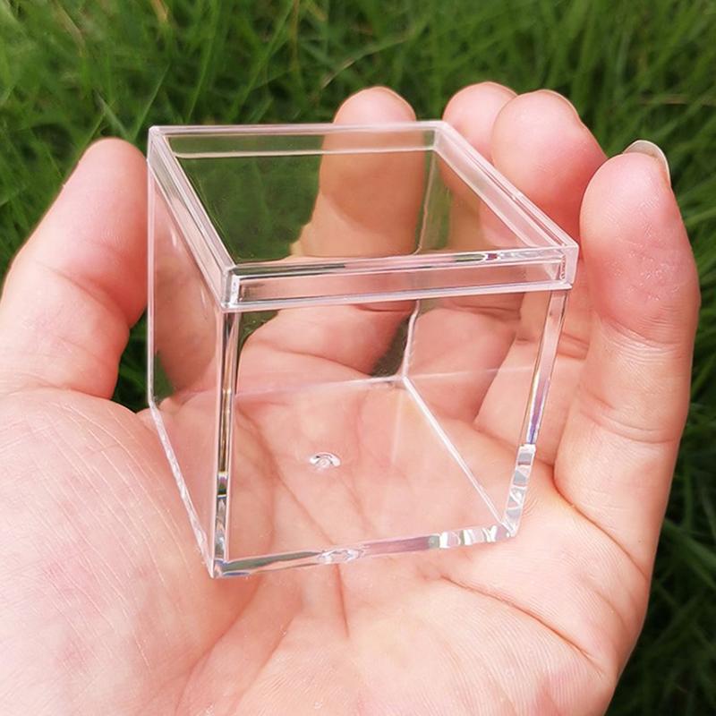 

Gift Wrap Candy Boxes Transparent Wedding Favors And Gifts Cube Portable Organizer Container For Party Packaging Box