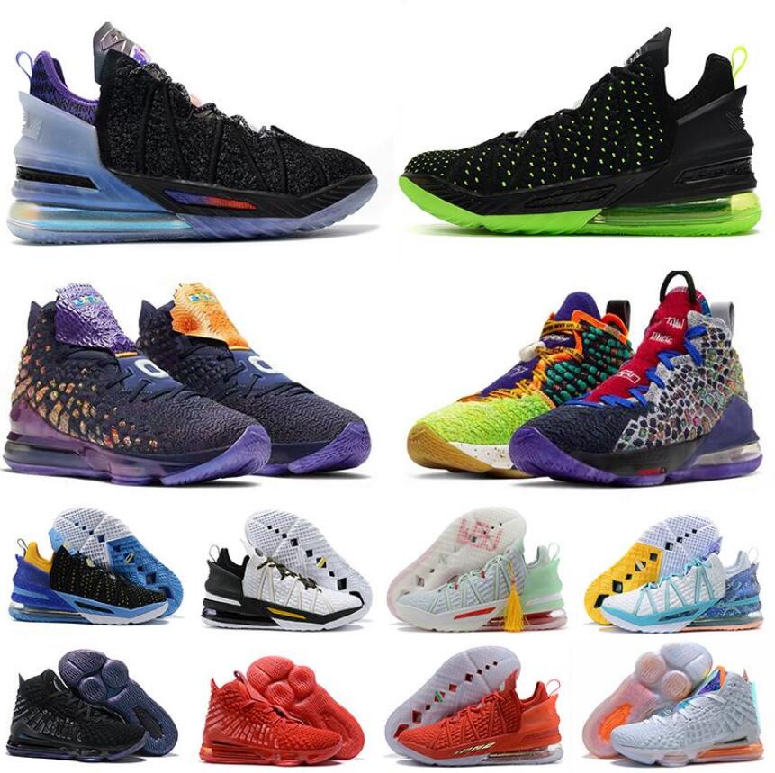 

mens basketball shoes Los's Angeles's Lakers's Lebron's James 18s 17s University Red White Dunkman What The Chosen trainers outdoor sports sneakers