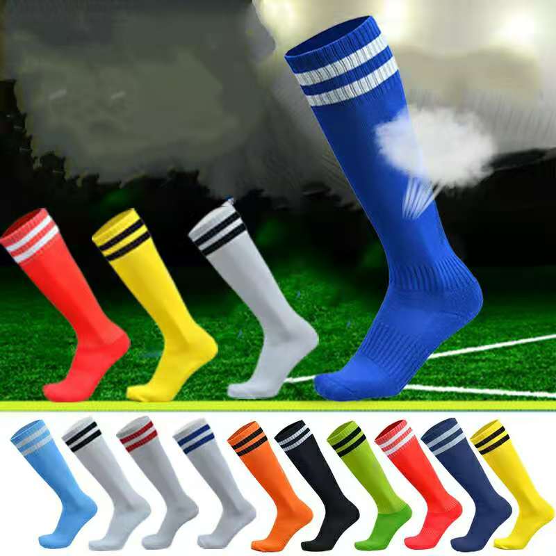 

Cypress wolf adult football socks children's Non Slip long tube over knee socks students' striped sports socks 002, Multi