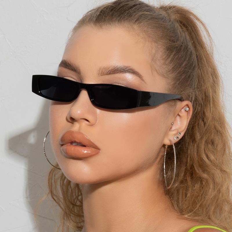

Sunglasses Fashion Women Sexy Retro Small Cat Eye Sun Glasses Narrow Frame Rectangle Colorful Eyewear For Female