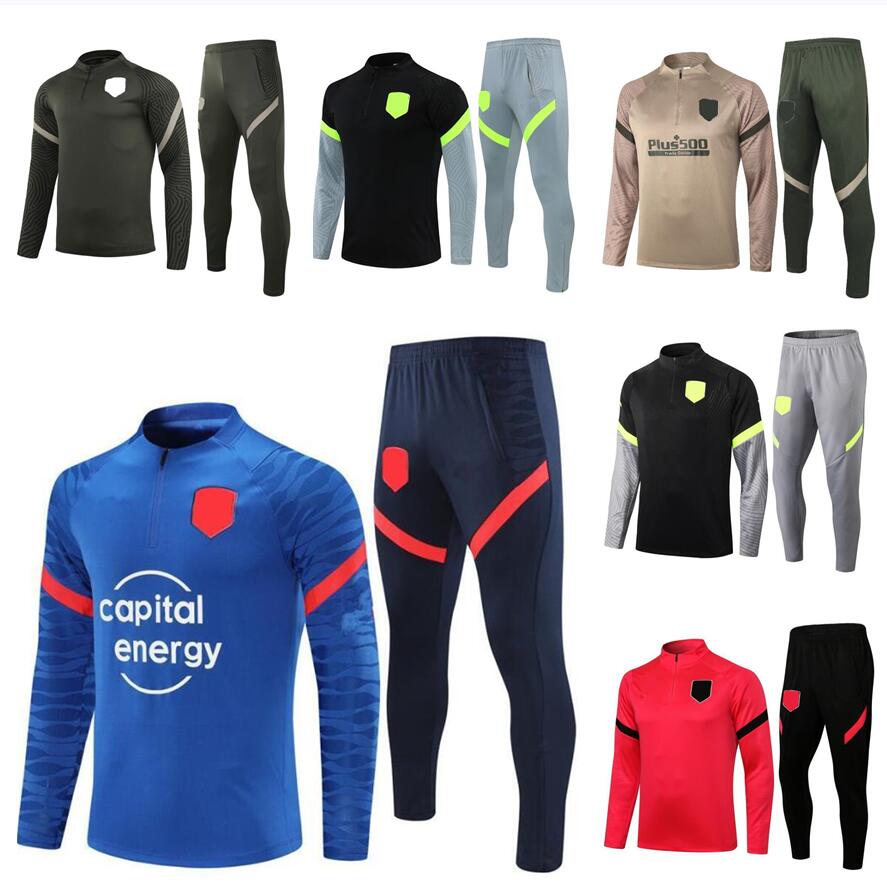 

2021-22 Soccer Jersey Training Suit Atletico Tracksuit Madrid men and kids survetement chandal 21 22 Maillot De Foot KitS, A10