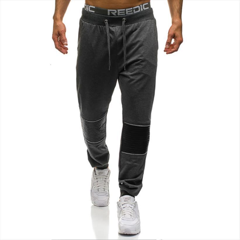 

foreign trade sports trousers leather women pants design unique zipper decorative sweatpants joggers men, Black