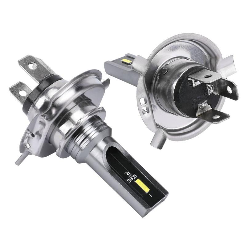 

Car Headlights 2Pcs 2000LM Head Lamp H3 H4 80W Moto Bulb Auto LED Bright Motorcycle Light Fog Lam Accessory