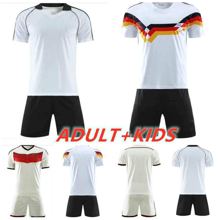 

adult kids kit 1980 1998 2014 Retro Soccer Jersey Littbarski BALLACK KLINSMANN Matthias classic vintage KALKBRENNER football shirts