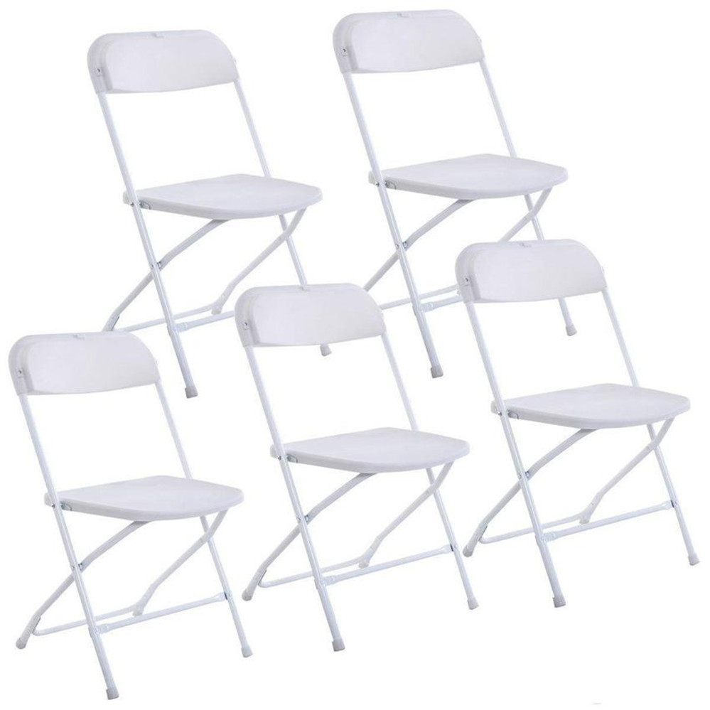 

New Plastic Folding Chairs Wedding Party Event Chair Commercial White GYQ FY4258