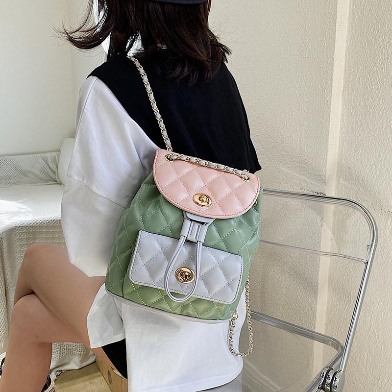 

Backpack Style Women Bag For 2021 Fashion Autumn And Winter Chain Versatile Large Capacity Schoolbag