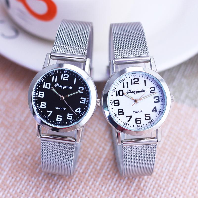 

Wristwatches Chaoyada Top Women Mother Luminous Hands Quartz Wristwatch Ladies Girls Stainless Steel Waterproof Fashion Watches