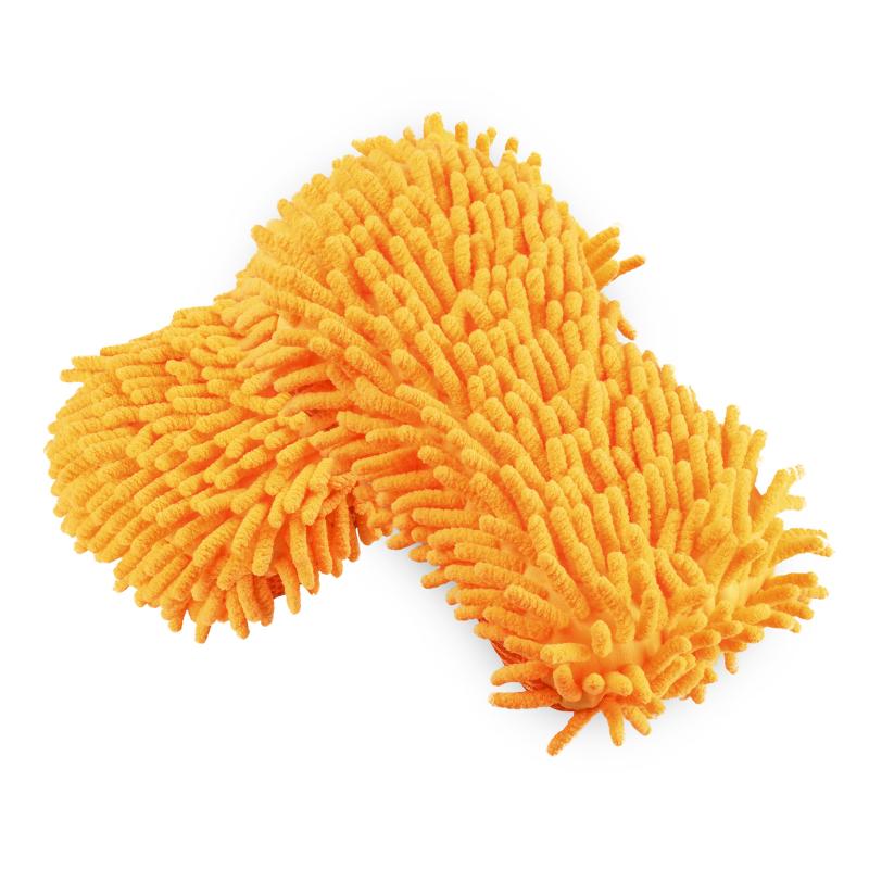 

Car Sponge Wash Gloves Chenille Microfiber Cedar Non Scratch Super Absorbent With Handle Detail Brush Care