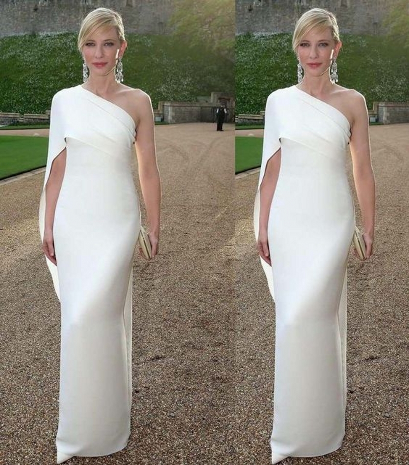 

2021 New Saudi Arabia Satin Evening Es One Shoulder Floor Length Red Carpet Celebrity Formal Prom Party Gowns Vestidos De Noiva Gzv1, Burgundy