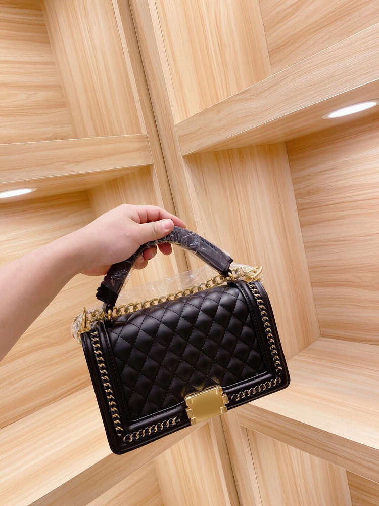 

Luxury Autumn/winter fashion new leather shoes, inclined female 2020 tide joker chain hand the bill of lading shoulder bag