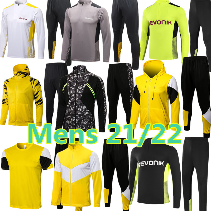 

Borussia Jerseys tracksuit HAALAND REUS 21 22 jacket Training suit dortmund soccer Sets Jersey tracksuits Hoodie BELLINGHAM football winter coat shirt uniform, 15
